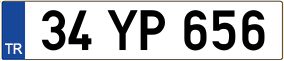 Truck License Plate
